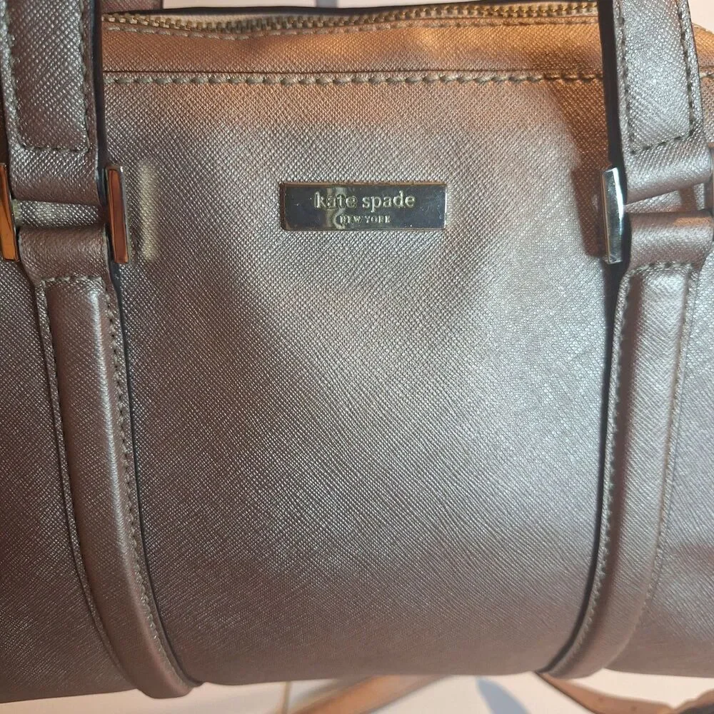 Kare Spade New York Newberry Lane Saffiano Leather Satchel/Crossbody Bag